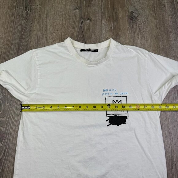 Rome Pays Off King Pleasure Mens White City Art Graphic Print T Shirt Size M - Picture 9 of 10